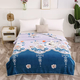 ผ้าห่มนาโน 6 ฟุต 180 x 200 ซม ร้อน/เย็น สีสวย นุ่มนิ่ม