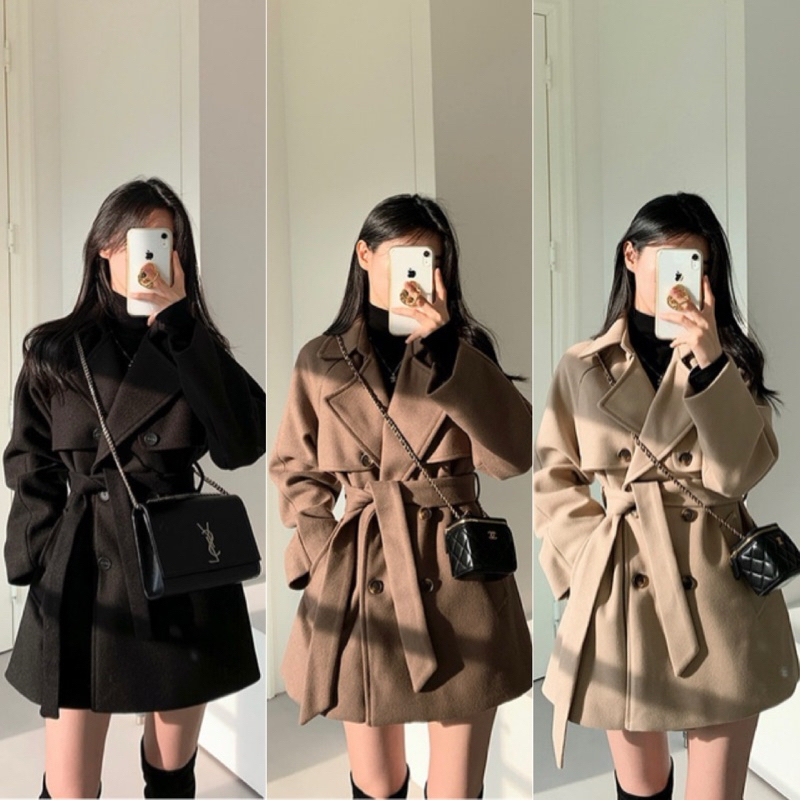 เสื้อโค้ทกันหนาวผู้หญิงผ้าวูล เสื้อใส่ไปต่างประเทศ❄️☃️