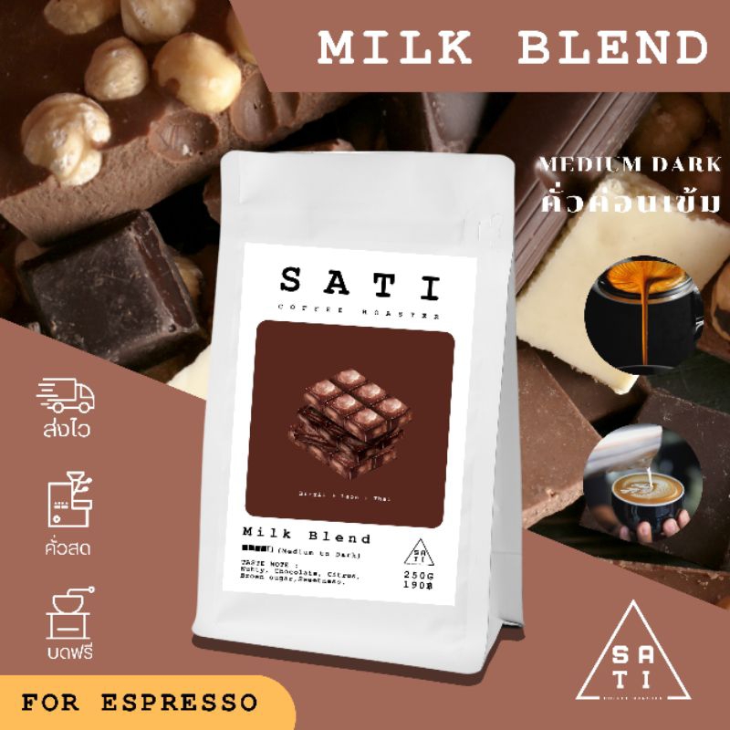 (ส่งเร็วมาก!!) เมล็ดกาแฟ Espresso House Blend ขายดีประจำร้าน