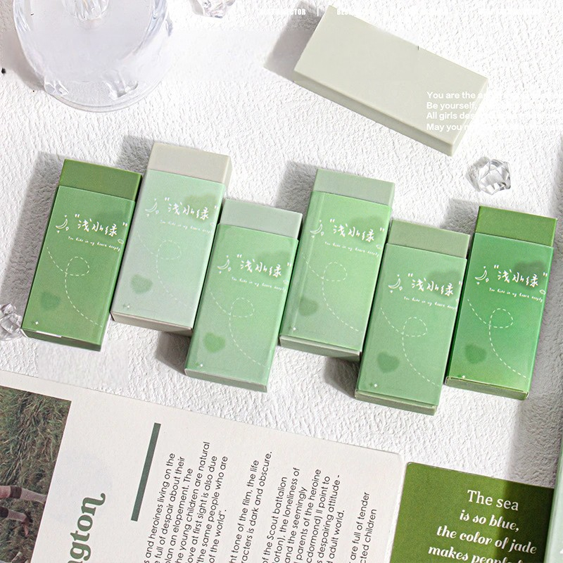 🔥จัดส่งจากกรุงเทพ🔥ยางลบสีไล่ระดับสี ยางลบสีสันสดใส เช็ดทำความสะอาด ขนาดเล็กและพกพาได้ มียางลบหกอันในกล่อง ยางลบน่ารัก - รูปที่ 5