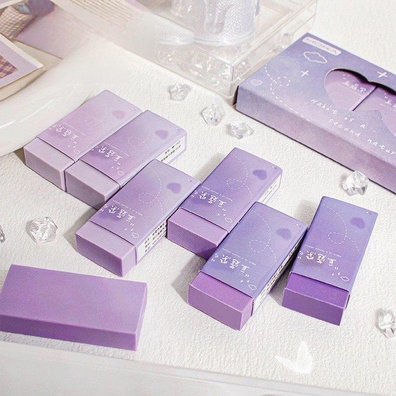 🔥จัดส่งจากกรุงเทพ🔥ยางลบสีไล่ระดับสี ยางลบสีสันสดใส เช็ดทำความสะอาด ขนาดเล็กและพกพาได้ มียางลบหกอันในกล่อง ยางลบน่ารัก - รูปที่ 6