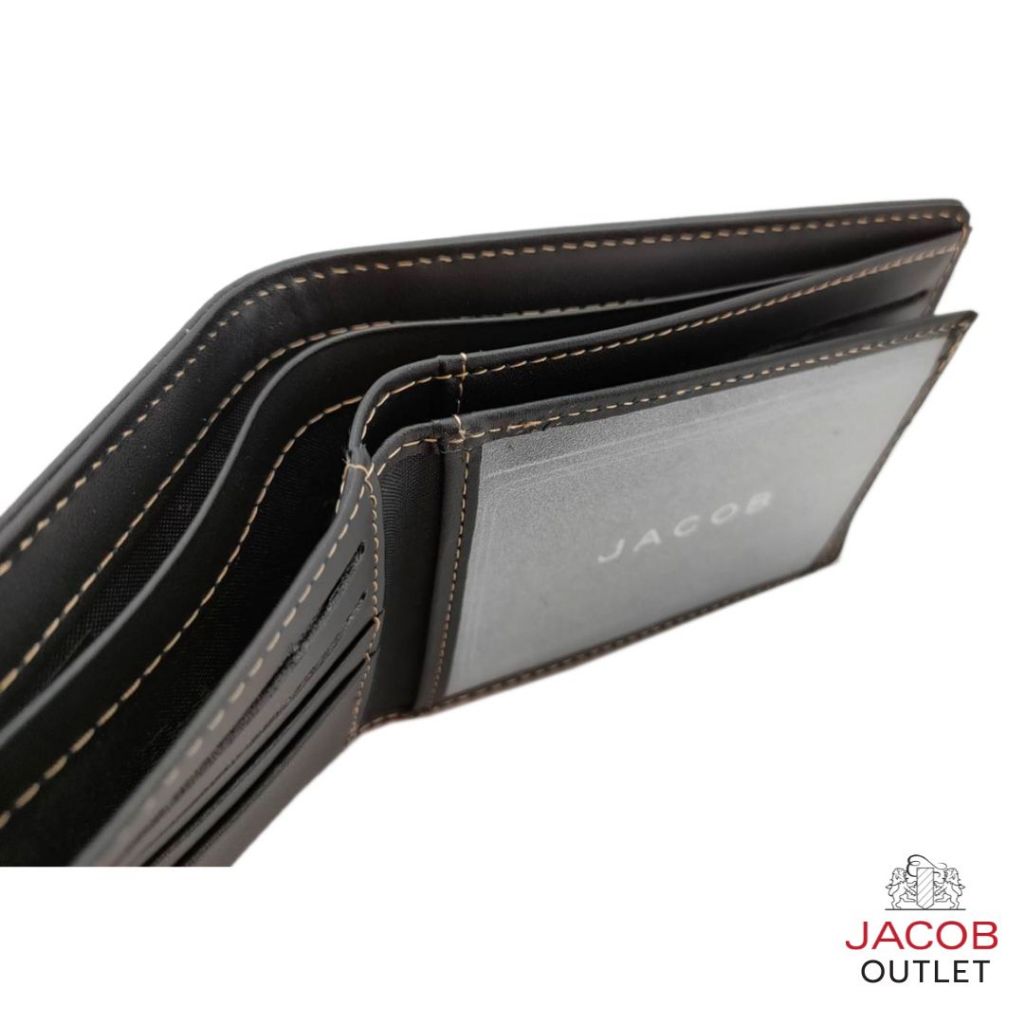 JACOB กระเป๋าสตางค์ ช่องใส่การ์ดหลายช่อง ช่องภาพ - รุ่น 21922