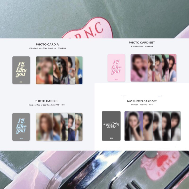การ์ดอัลบั้ม illit ไอลิท (สินค้าofficial ของแท้) พร้อมส่ง