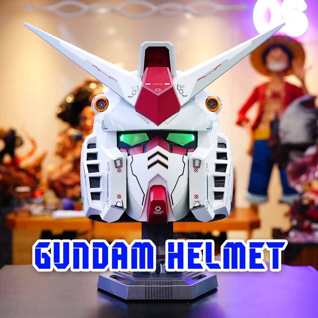 Gundam Helmet ใส่ได้ น้ำหนักเบา ชาร์จได้ cosplay หมวกกันดั้ม