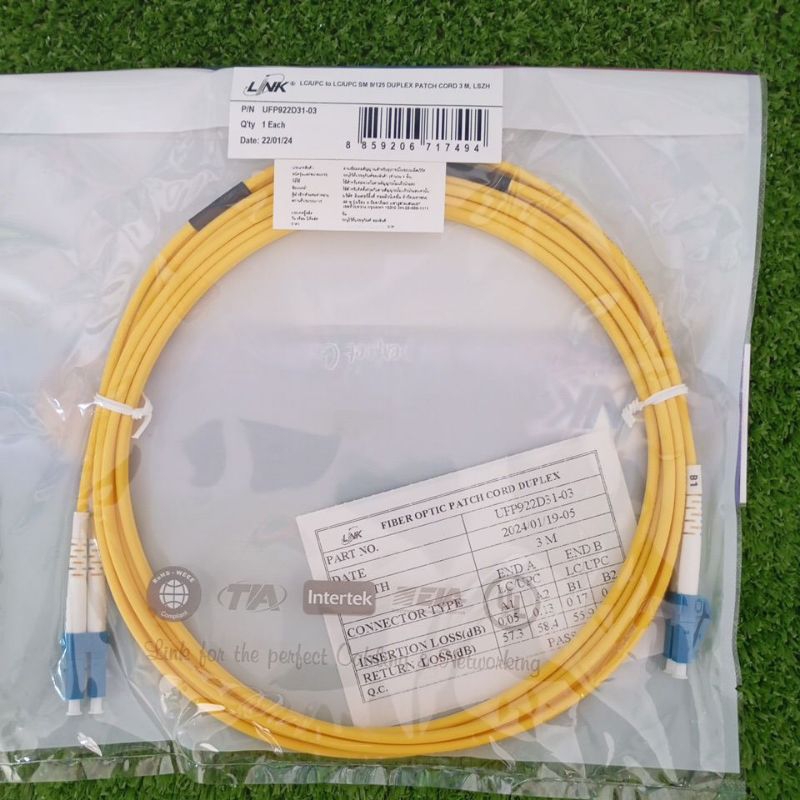 UFP922D31-03 LC /UPC - LC /UPC จะแทนด้วย UFP922D21-03 (2.0 MM.Jacket0)