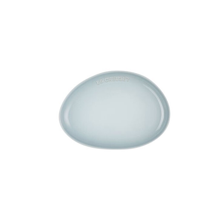 จานเซรามิค สีฟ้า ขนาด 21CM 21CM SPHERE PETAL PLATE SILVER BLUE