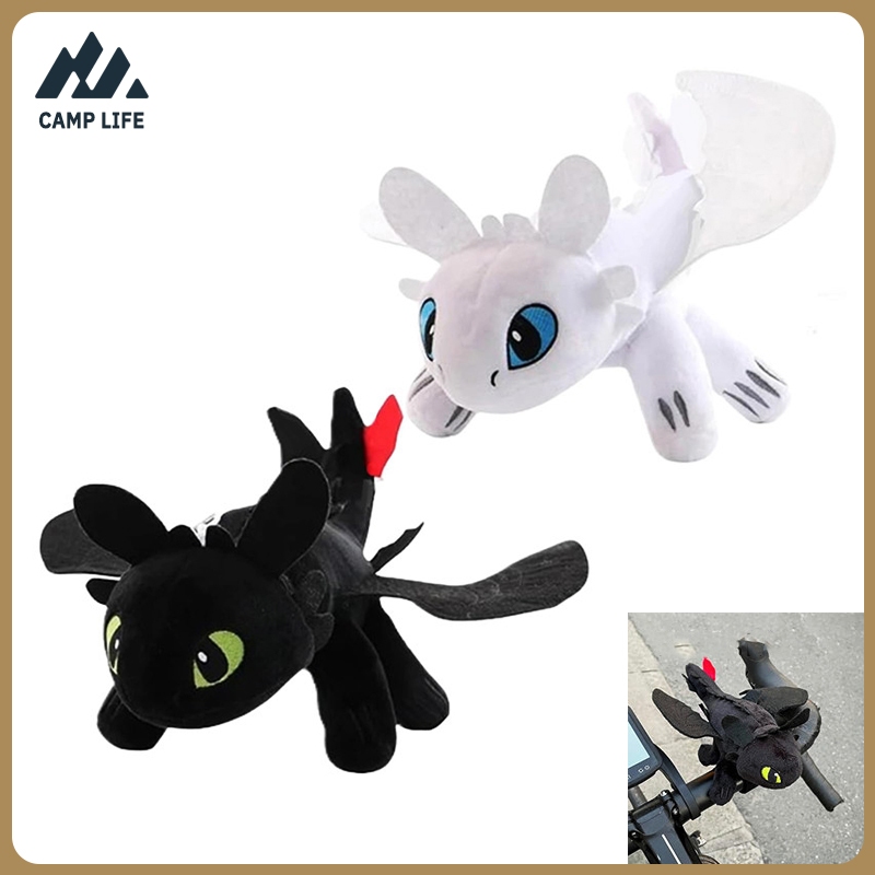 รถอุปกรณ์เสริม Toothless ตุ๊กตา ตุ๊กตามังกรน้อยหมวกกันน็อครถ จักรยานยนต์  เขี้ยวกุด มังกรบนรถ ตกแต่งมังกร รถตกแต่งภายใน