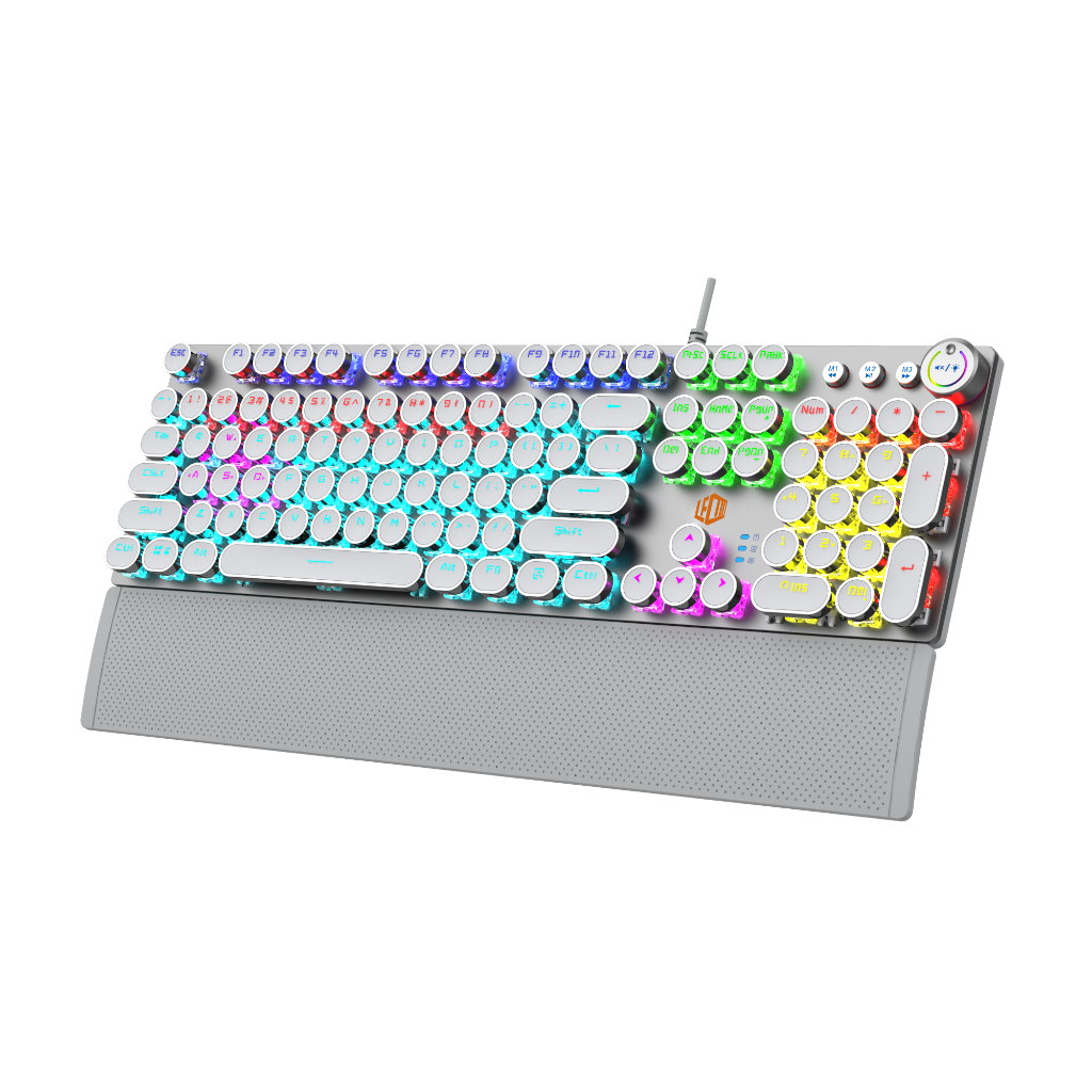 คีย์บอร์ด AULA F2058 , F2088 & LECOO KG1102 Mechanical Keyboard Gaming คีย์บอร์ดมีไฟ คียบอดเล่นเกมส์ ประกันศูนย์ไทย รูปที่ 7