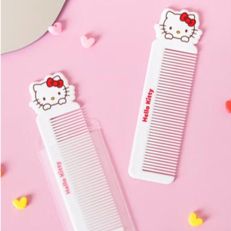 daiso • หวี sanrio พกพา kitty / my melody