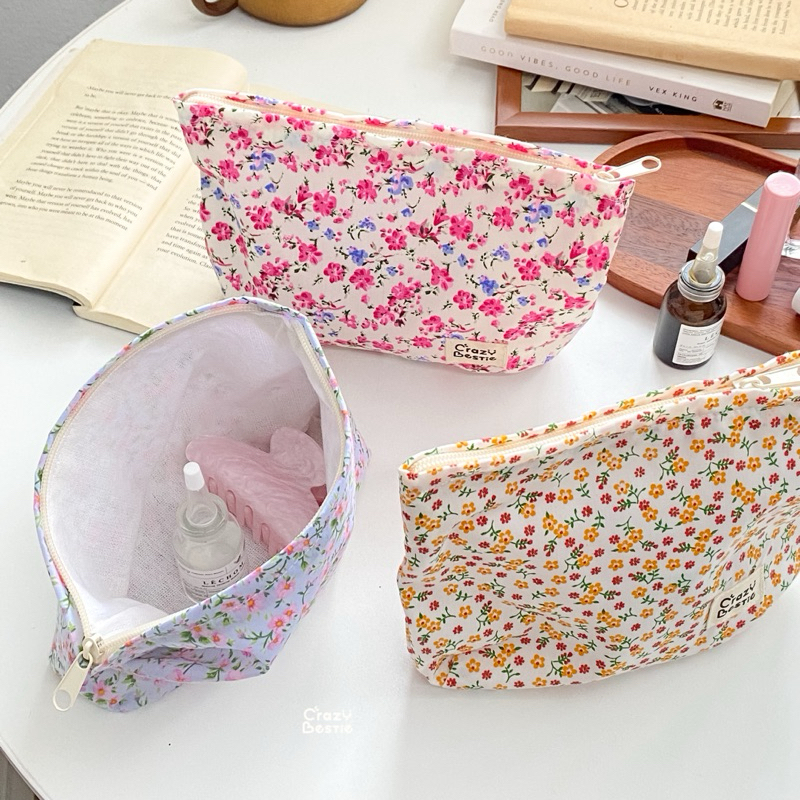 Crazy Bestie🌷กระเป๋าเครื่องสำอาง ใส่ของจุกจิก (CB28)
