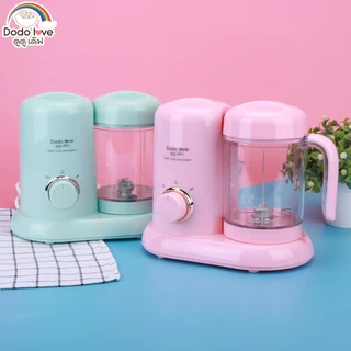 DODOLOVE เครื่องนึ่งและปั่นอาหารสำหรับเด็ก เครื่องนึ่งปั่นในตัวเดียว เครื่องปั่นอาหาร เครื่องนึ่งอาหาร