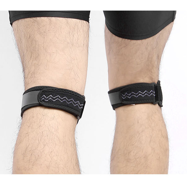 สายรัดเข่า ที่รัดหัวเข่า Aolikes 02 รุ่นใหม่ มีซิลิโคนเสริมด้านใน พยุงเข่า ช่วยลดการบาดเจ็บเข่าขณะออกกำลังกาย