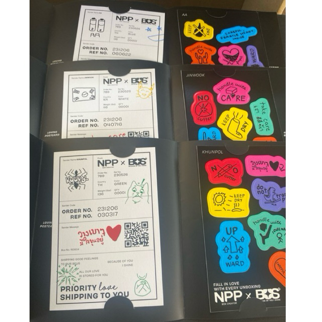 NPP x BUS เลือกเมมเบอร์การ์ด+สติกเกอร์