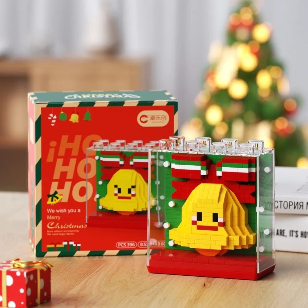 ใหม่ ตัวต่อคริสต์มาส ของขวัญของเล่นโมเดล Christmas Series Building Blocks น่ารักๆ .พร้อมกล่องลูกบาศก์✨🎁 - รูปที่ 4