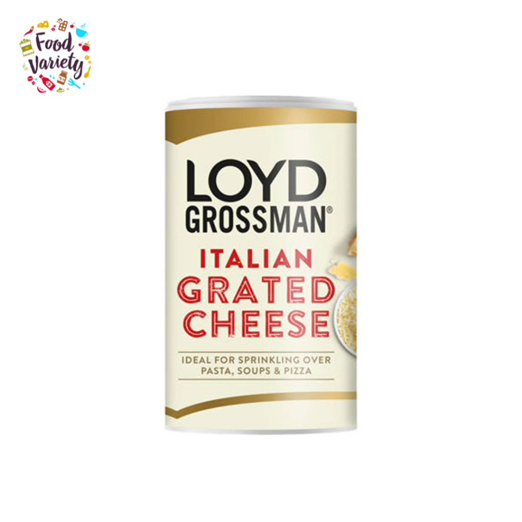 Loyd Grossman Italian Grated Cheese Mix 80g ลอยด์ กรอสแมน ชีสอิตาเลียนขูดผสม 80 กรัม