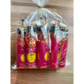 ล็อตใหม่ !!(เซ็ต10ขวด) 24cc.น้ำมันเหลืองสมถวิล(อั้งกี้) ใช้สูดดม ทาในขวดเดียวแท้100%จ.ตราด