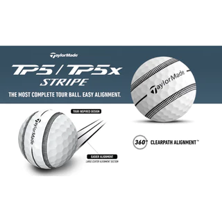 [ของใหม่] ลูกกอล์ฟ TaylorMade TP5/TP5x Stripe