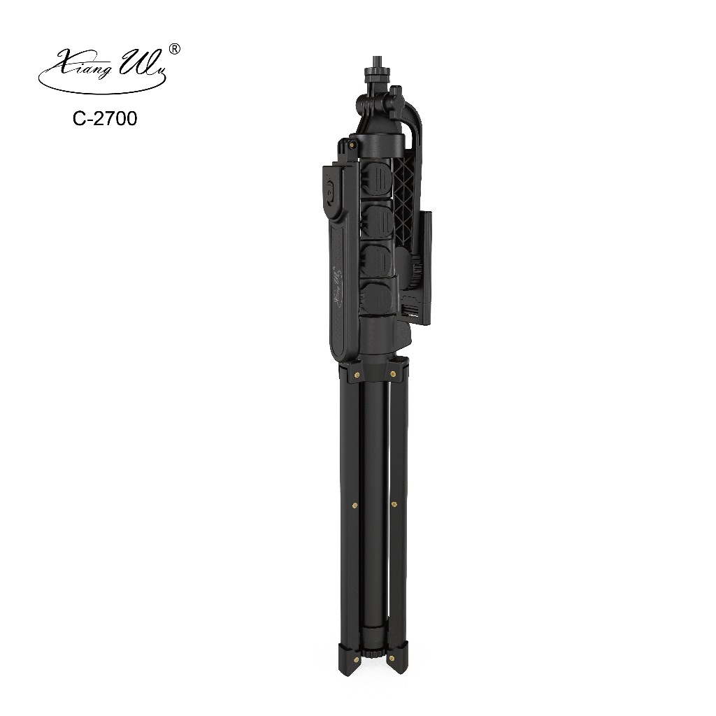 C2700   Live Tripod Selfie Stand ขาตั้งมือถือ ขาตั้งไฟ  มาพร้อมรีโมต ชัตเตอร์ ในตัว สูง  1.8 M