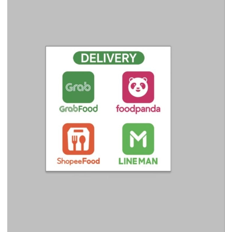 ป้ายไวนิล Delivery เพิ่มชื่อร้าน ทิ้งแชทไว้ได้ สีสวย คุณภาพสูง ทนแดด ทนฝน ฟรีเจาะตาไก่ จัดส่ง1-2 วัน รวดเร็ว