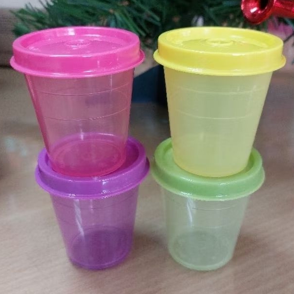 Tupperware ถ้วยนงนุช ความจุ70มล. (1ใบ) ถ้วยใส่ยา จิ๋วแต่เเจ๋ว ฝาแน่นปึ้ก