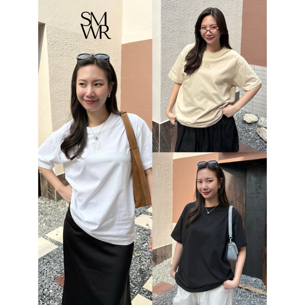 Sumwear.bkk - SMWR T-Shirt เสื้อยืดโลโก้ปักนูน