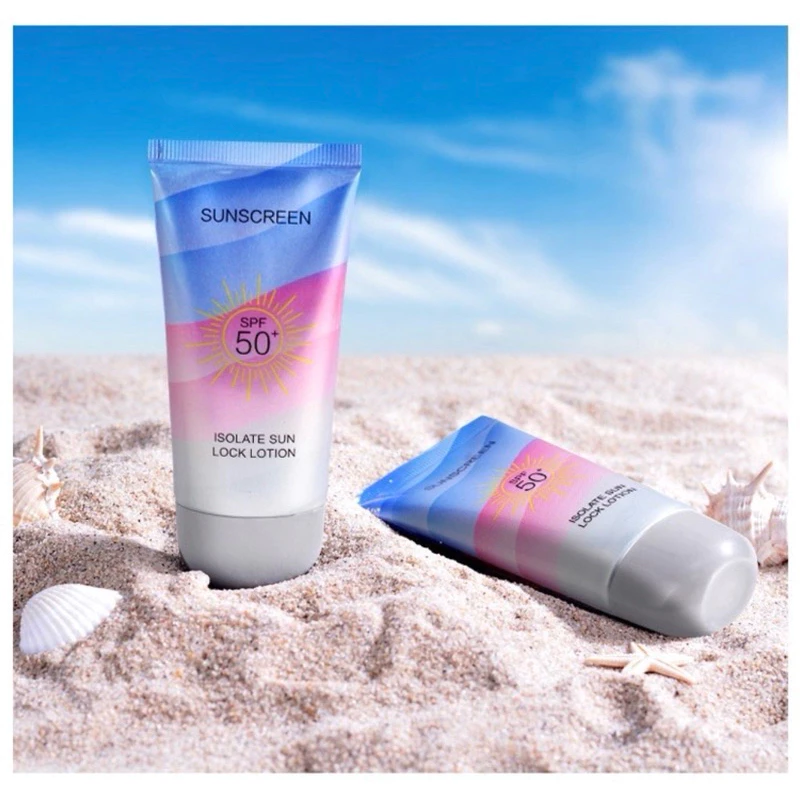 กันแดดนมวัวม่วง SPF50PA++ ขนาด 60 ml .