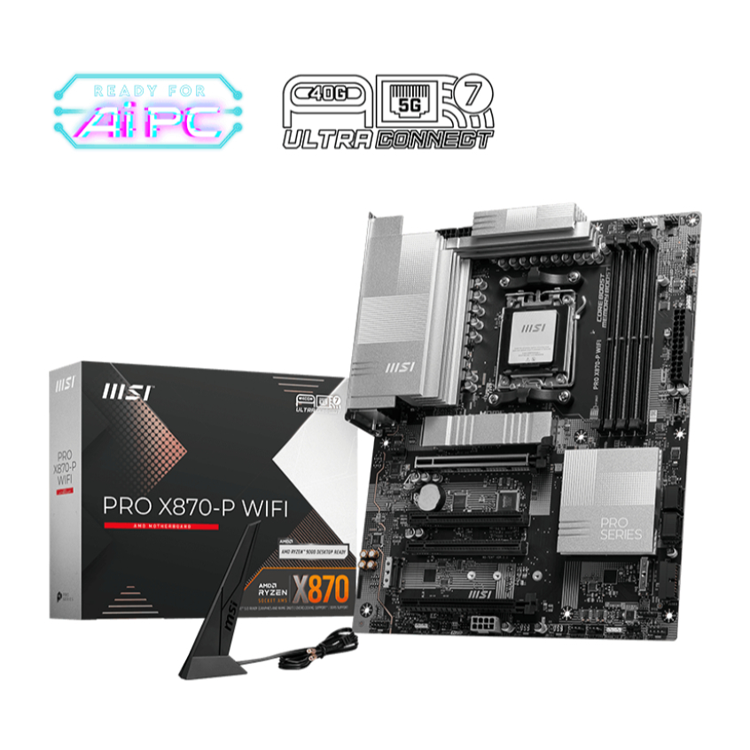 MAINBOARD (เมนบอร์ด) MSI PRO X870-P WIFI (AMD SOCKET AM5 DDR5 ATX)