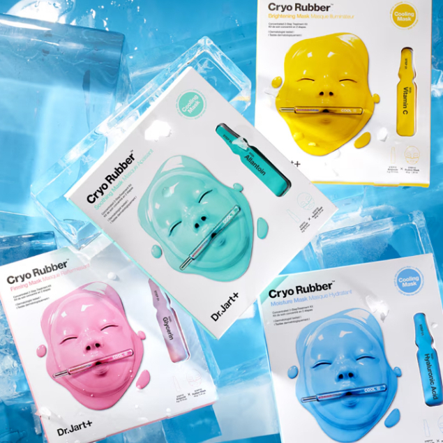 ( แท้ / พร้อมส่ง ) Dr.Jart+ Cryo Rubber Cooling Mask [ 1 Set = 1 Ampoule + 1 Mask ] *มี3สูตร