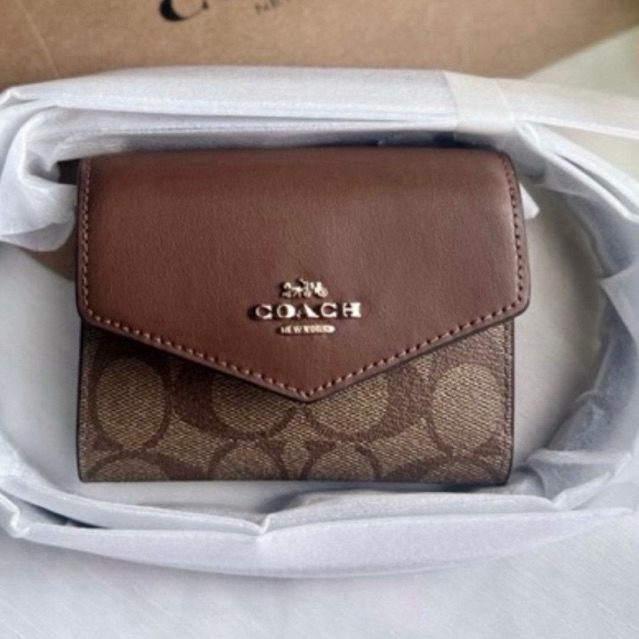 ^_^ ลดเพิ่มทุกวัน:โค้ดคุ้ม Xtra+ส่วนลดร้านค้า^_^พร้อมส่งที่ไทยแท้ 100% COAC H Mini Enve lope Wallet
