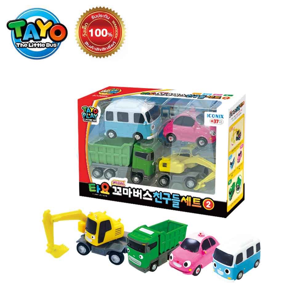 Tayo Little Bus' Friends 2 Mini Tayo  ทาโย ลิตเติ้ล บัสเฟรนด์ส ชุดที่2 รถของเล่นเด็ก TYT114001
