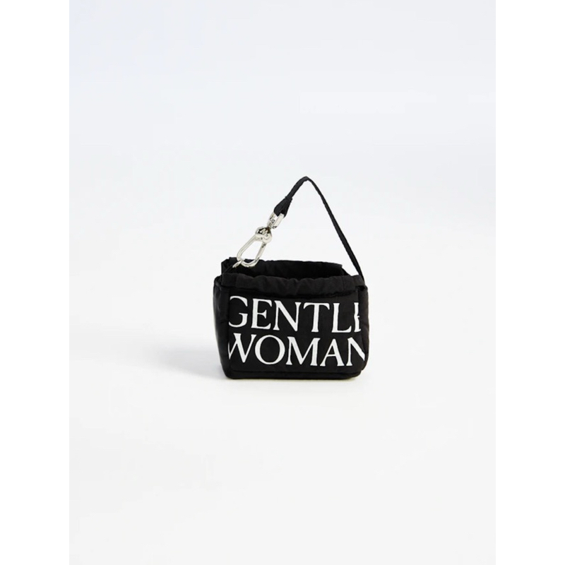 GENTLEWOMAN NANO DUMPLING BAG : BLACK TRUFFLE