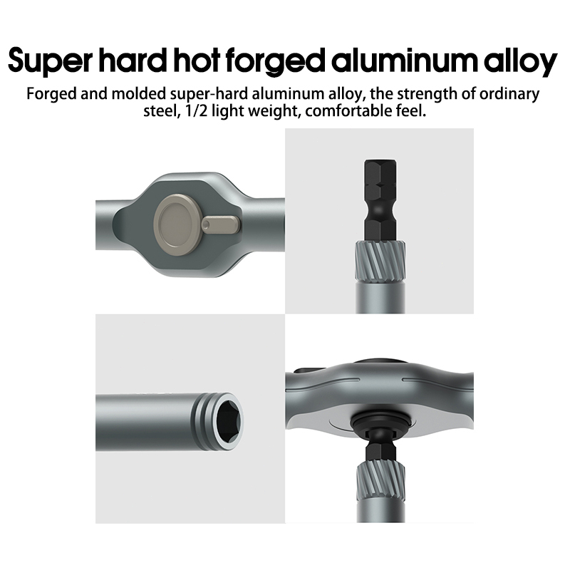 Duke Atuman RS1ชุดไขควงวงล้อมัลติฟังก์ชั่นสำหรับใช้ในบ้านชุดเครื่องมือความแข็งสูงอเนกประสงค์ 24-in-1 - รูปที่ 5