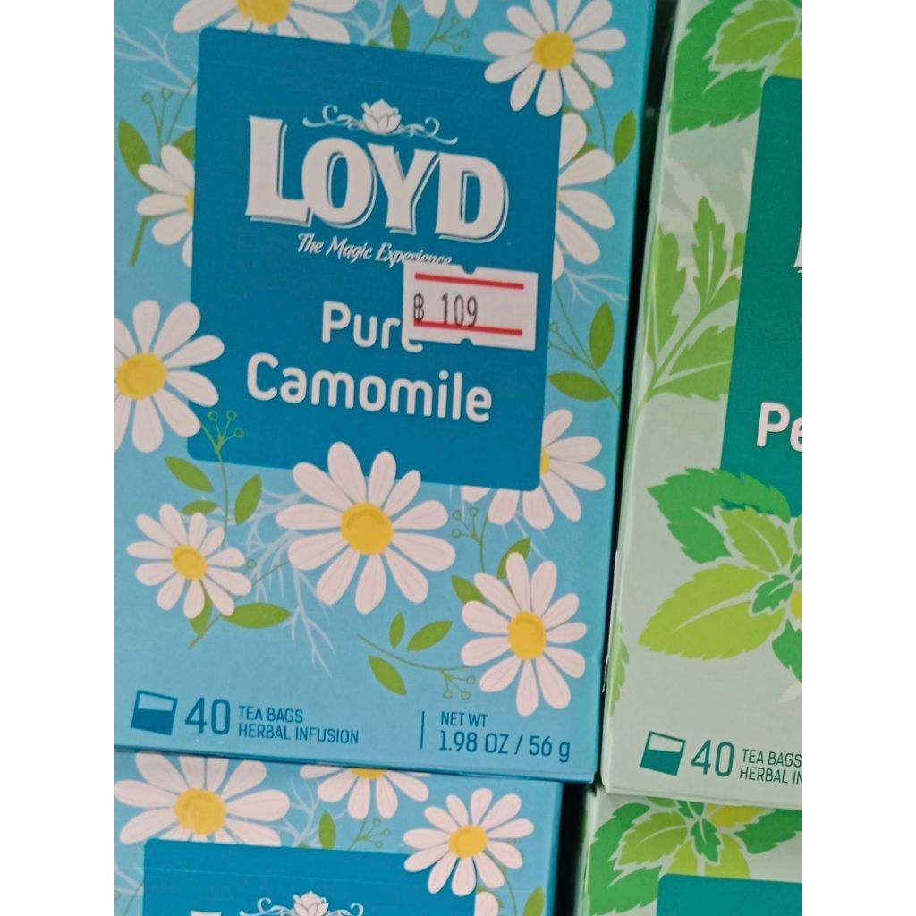 LOYD Pure Camomile / ChamomileTea Bags PURE CAMOMILE TEA (Foil Wrapped) Box of 40 - 56g