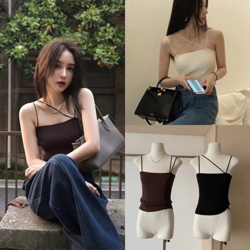 เสื้อสายเดี่ยวรุ่น 7596 TAG WG.WE 🇰🇷🇰🇷