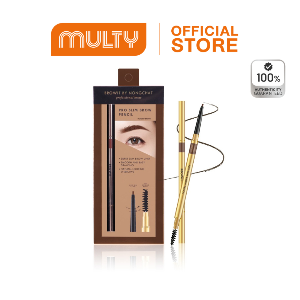 Browit By NongChat-Pro Slim Brow Pencil 0.06g.