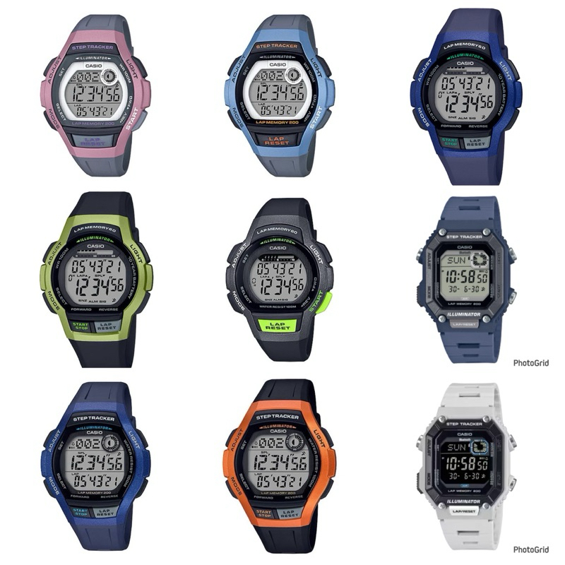 Casio StepTrackerรุ่น WS-B1000-1A/ WS-B1000-2A/ WS-B1000-8B/ WS-2000H-1A/ WS-2000H-4A