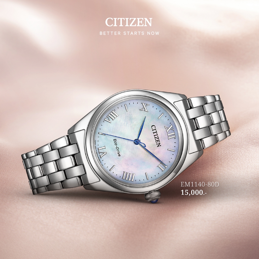 CITIZEN L Eco-Drive EM1140-80D Lady Watch ( นาฬิกาผู้หญิงพลังงานแสง)