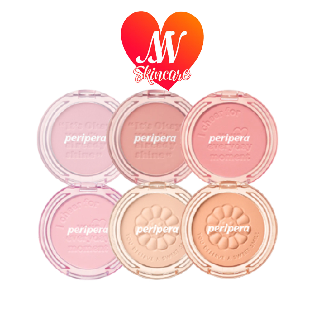 ถูก แท้ ส่งไวทันใจ PERIPERA Pure Blushed Sunshine Cheek 4.2g บลัชออนเนื้อฝุ่น ซันชายน์ ชีค