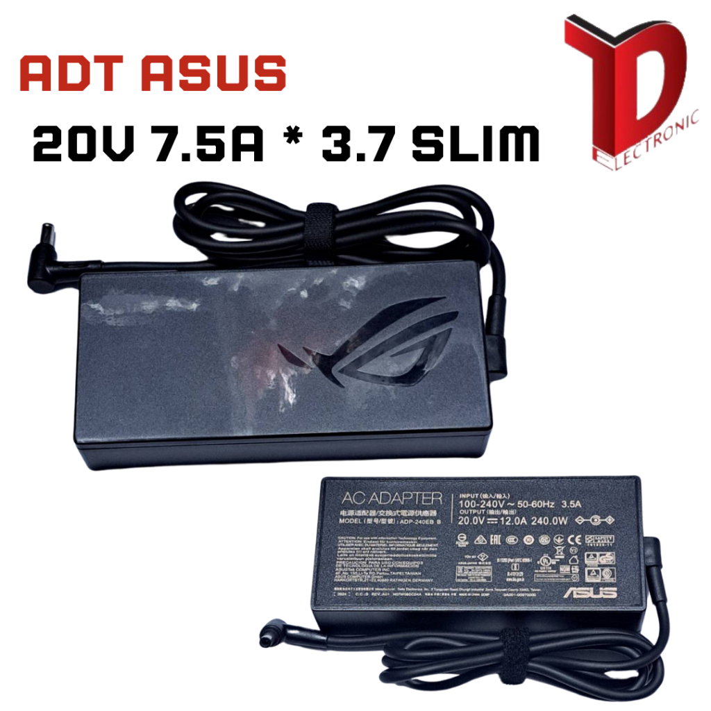 ADAPTER ASUS 20V 7.5A *3.7 SLIM /150W