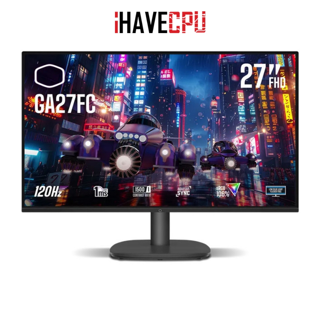 iHAVECPU MONITOR (จอมอนิเตอร์) COOLER MASTER CMI-GA27FC - 27 IPS FHD 120Hz