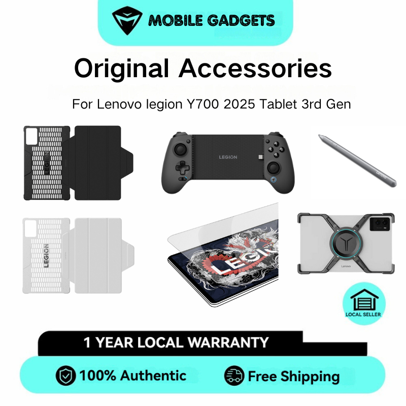 Original accessories for Lenovo legion Y700 2025 Tablet 3rd Gen ( Pen / Case / Keyboard / Tempered g