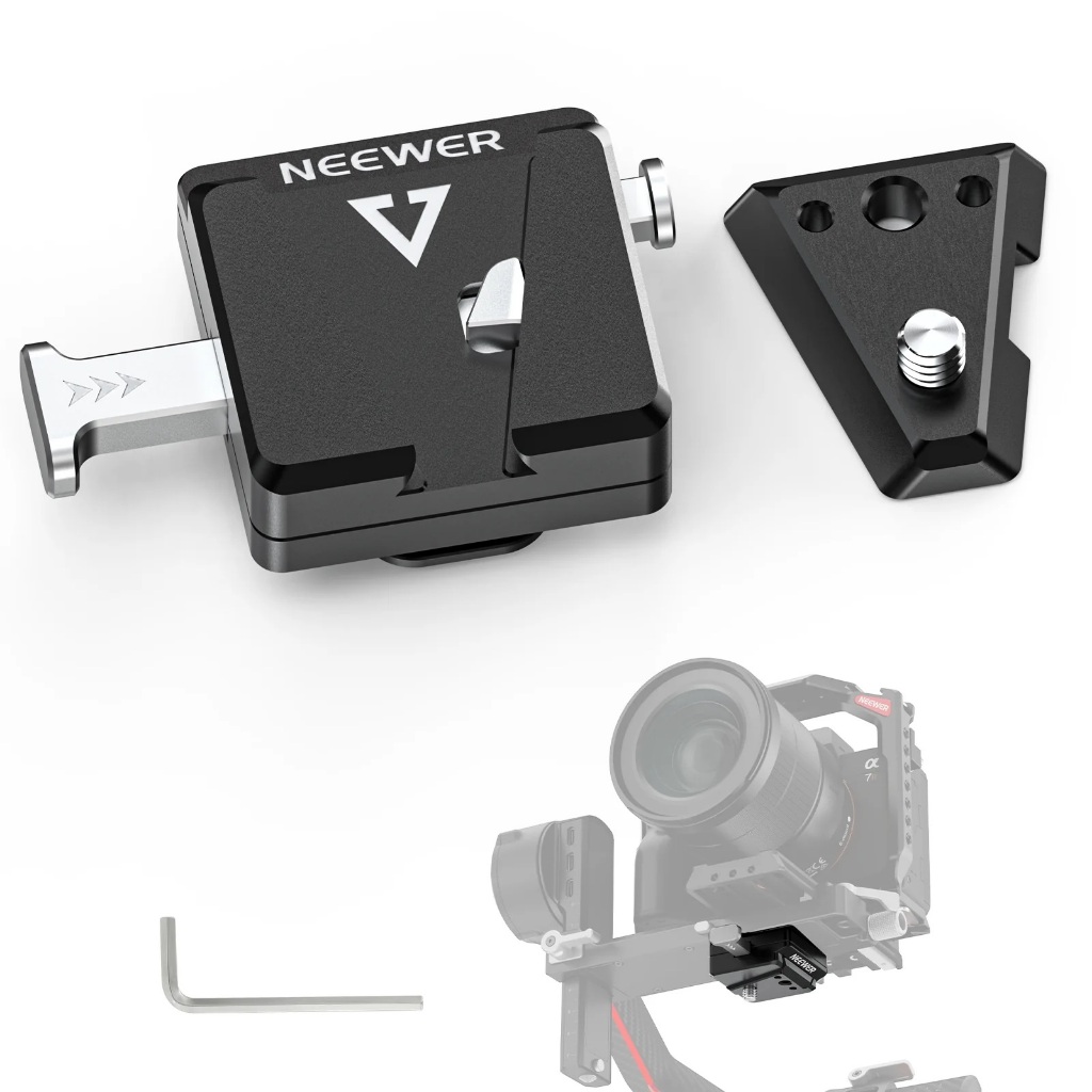 NEEWER GA009 Mini V Mount Battery Plate for DJI RS4Pro/ RS4/ RS3Pro/ RS3/ RS2/ RSC2 Gimbal