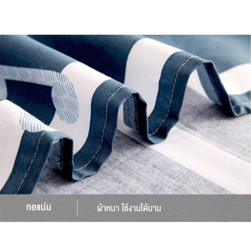 ผ้าคลุมเตียง ชุดผ้าปูที่นอน กันไรฝุ่น 3.5/6ฟุต รุ่นอัพเกรด ผ้าคุณภาพดี ผ้าปูที่นอน แถมฟรีปลอกหมอน - รูปที่ 4