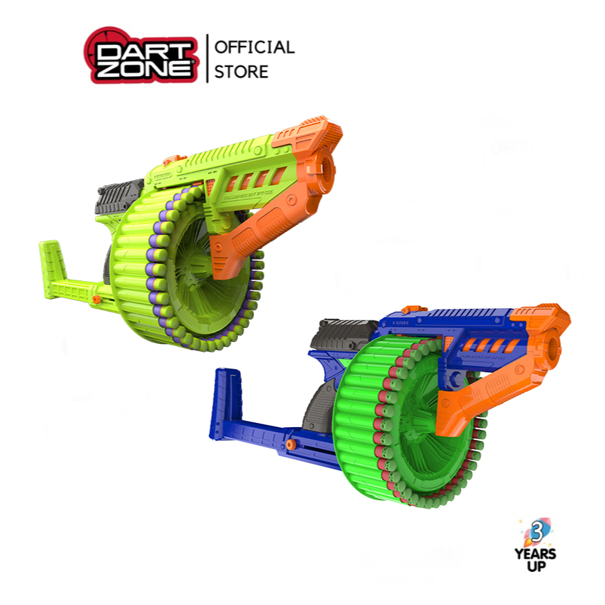 ปืนของเล่น DART ZONE® ปืนกระสุนโฟม ดาร์ทโซน MAX Nitroshot Volcanic Pro Blaster 150 FPS ยิงแม่น ไกล