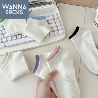 ส่งจากไทย!! ถุงเท้าข้อสั้น รุ่น Basic Cozy สไตล์มินิมอล สีพื้น ถุงเท้าแฟชั่น ทำจากผ้าฝ้าย B22