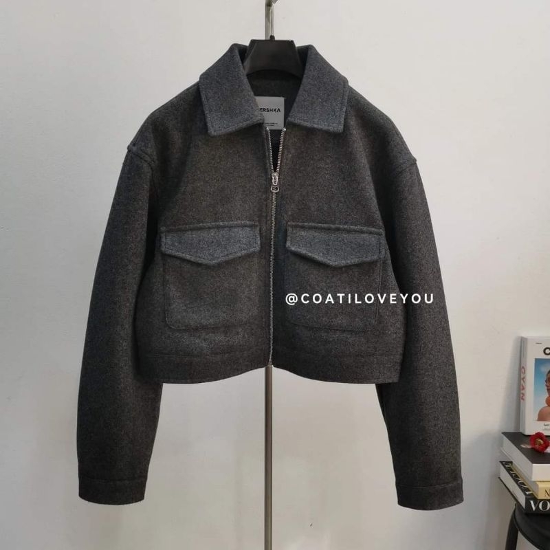 BERSHKA​.A SOFT​ JACKET​ WITH​ POCKET​S