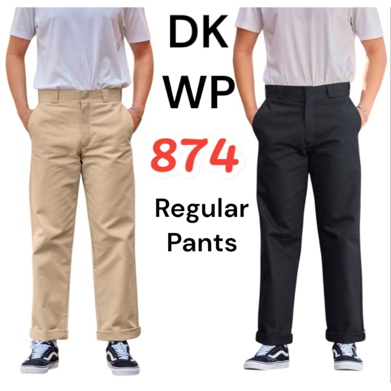 DK 874 regular pants. กางเกงขายาวกระบอกตรง กางเกงทำงาน