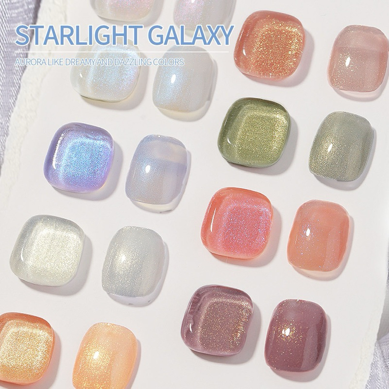สีทาเล็บเจล XEIJAYI สี STARLIGHT GALAXY มี 12 สี ให้เลือก ขนาด 15ml สินค้าพร้อมส่ง