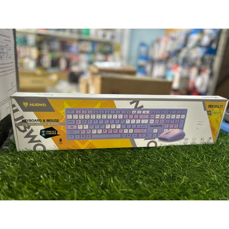 keyboard & mouse dual mode wireless bluetooth nkm631