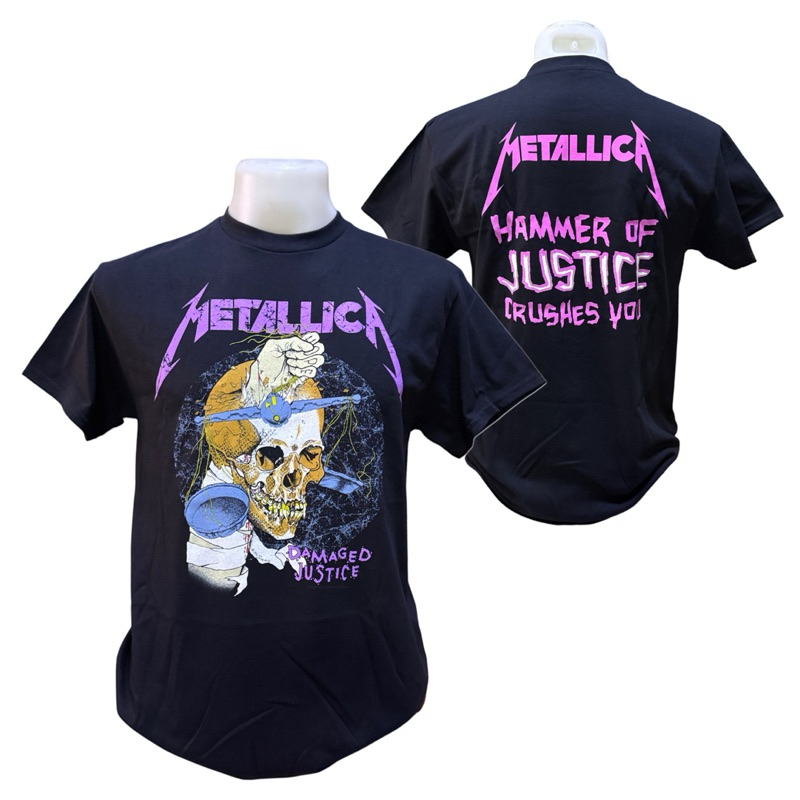 เสื้อวง METALLICA T-SHIRT ลาย DAMAGE HAMMER (2020) ลิขสิทธิ์ของแท้ EU